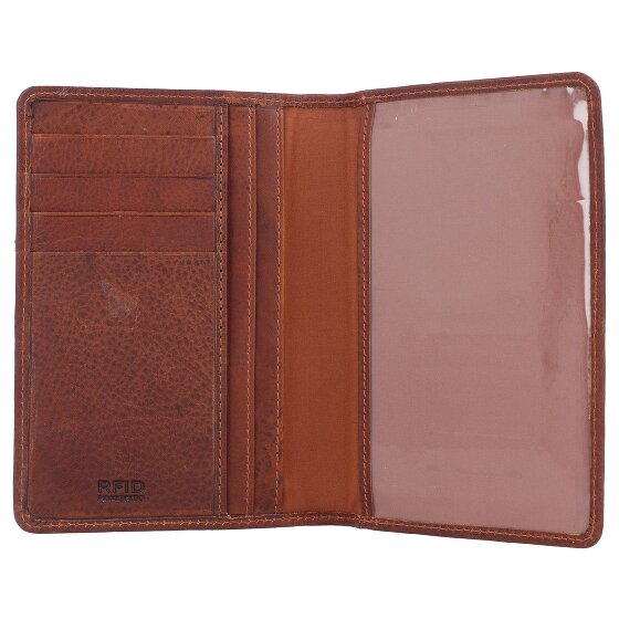 Burkely Antique Avery Reisepassetui RFID Leder 10 cm
