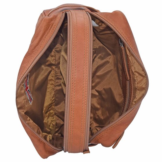 The Chesterfield Brand Wax Pull Up Kulturbeutel Leder 29 cm