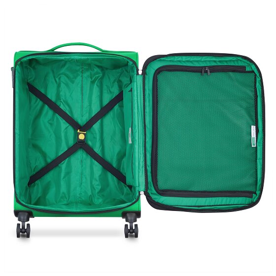Delsey Paris x United Colors of Benetton Color Block 4-Rollen Kofferset 3 tlg.