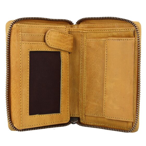 Greenburry Vintage Washed Geldbörse Leder 10 cm