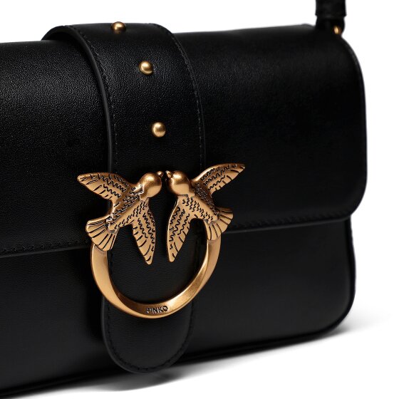 PINKO Love One Umhängetasche Leder 22 cm