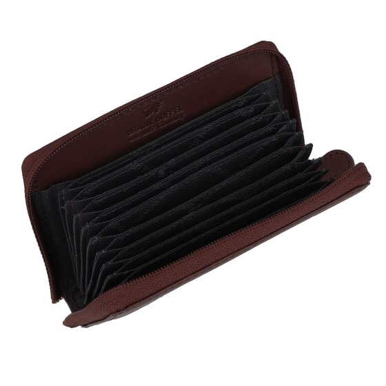 Braun Büffel Arezzo Kreditkartenetui RFID Schutz Leder 11.5 cm