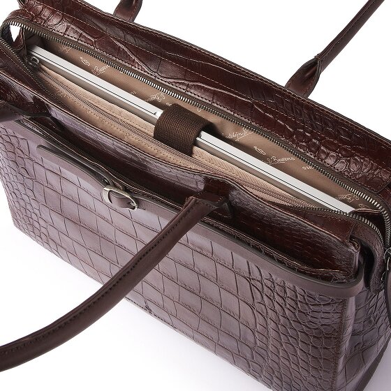 Castelijn & Beerens Tess Aktentasche RFID Schutz Leder 40 cm Laptopfach