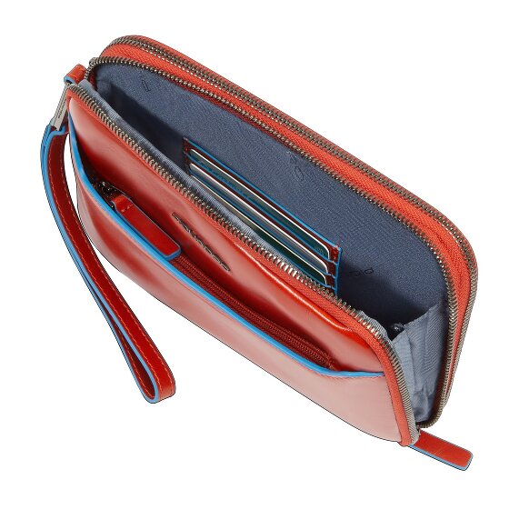 Piquadro Blue Square Clutch Geldbörse Leder 21 cm