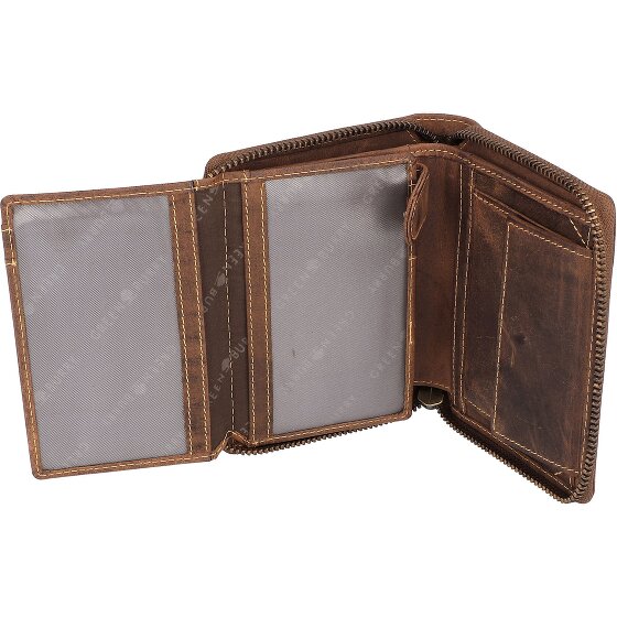 Greenburry Vintage Sternzeichen Geldbörse Leder 10 cm