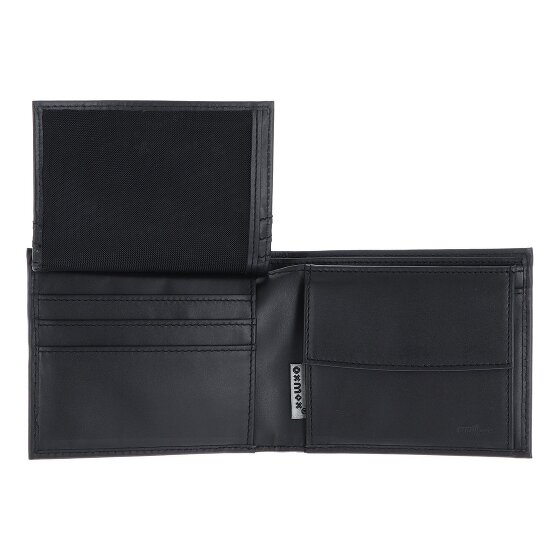 oxmox Leather Geldbörse RFID Schutz Leder 12 cm