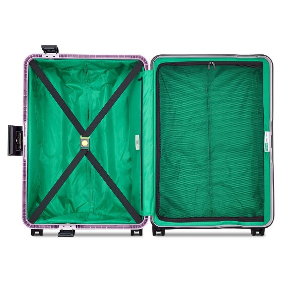 Delsey Paris x United Colors of Benetton Color Block Hardside 4-Rollen Trolley 67 cm