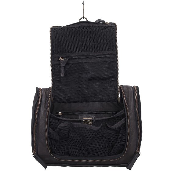 Harbour 2nd Cool Casual Kulturbeutel Leder 28 cm