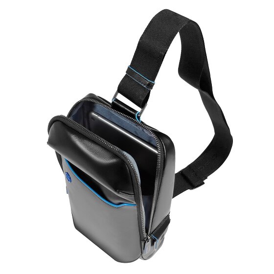 Piquadro Blue Square Umhängetasche Leder 28 cm