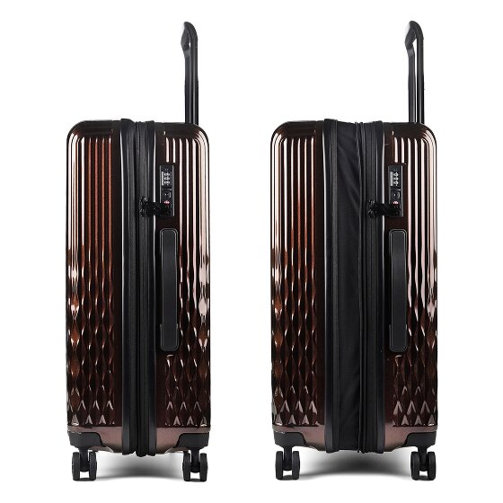 Pack Easy Flow 4 Rollen Trolley M 66 cm mit Dehnfalte