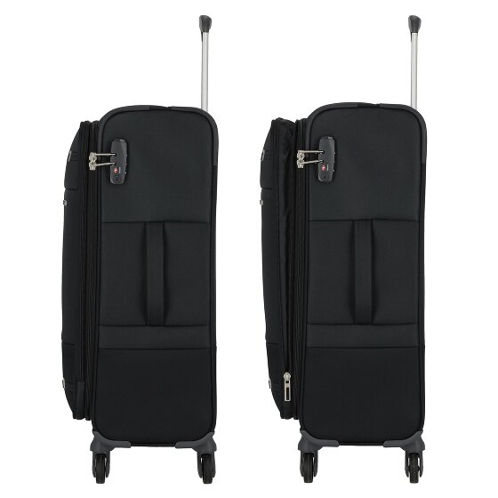 Samsonite Base Boost 4 Rollen Trolley 66 cm mit Dehnfalte