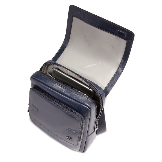 Piquadro Philip Umhängetasche Leder 20 cm