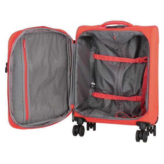 Jump Monthélys 4 Rollen Kabinentrolley 55 cm mit Dehnfalte