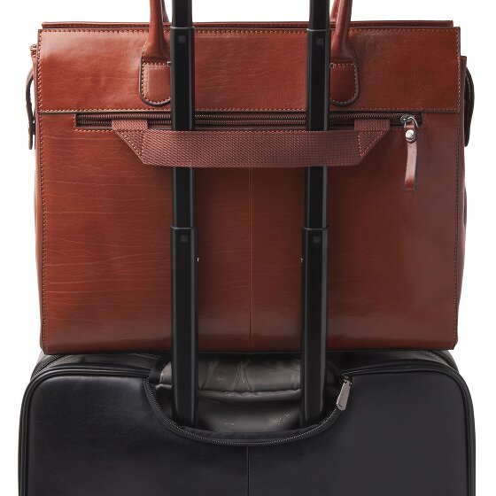 Castelijn & Beerens Ellen Schultertasche Leder 40 cm Laptopfach