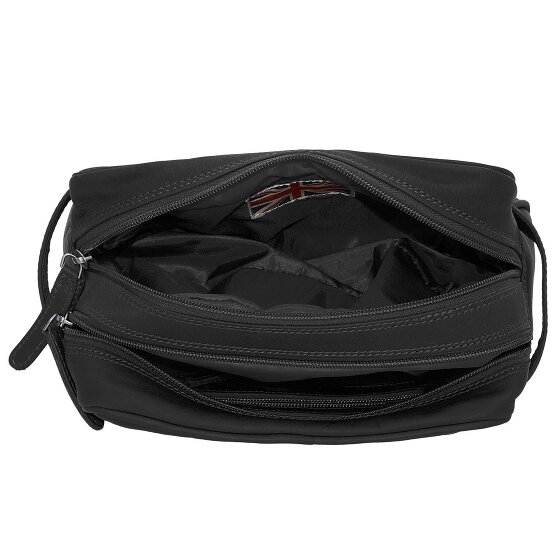 The Chesterfield Brand Wax Pull Up Kulturbeutel Leder 24 cm