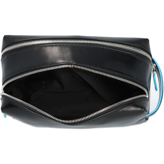 Piquadro Blue Square Kulturbeutel Leder 25 cm