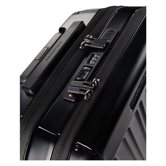 Piquadro PQ-Light 4 Rollen Kabinentrolley S 56 cm Laptopfach mit Dehnfalte