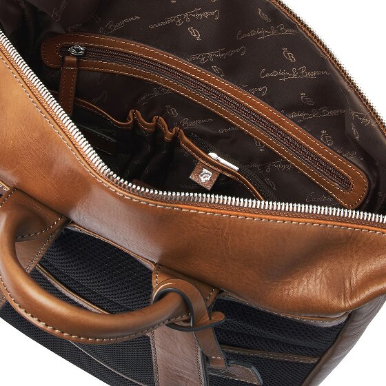 Castelijn & Beerens Laurens Daypack RFID Schutz Leder 41 cm Laptopfach
