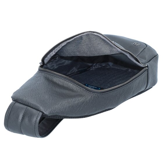 Piquadro Black Square Umhängetasche Leder 20 cm