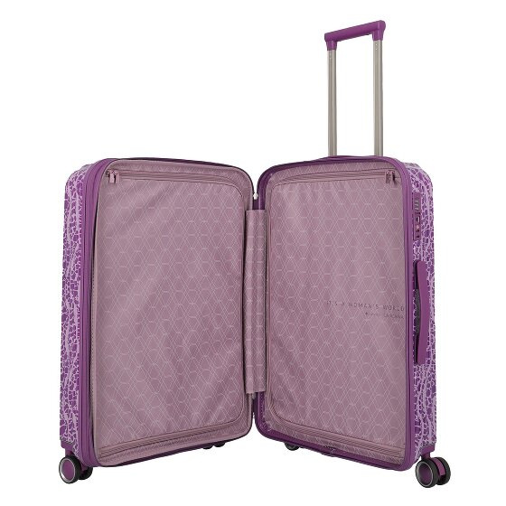 Travelite Lascana Edition 4 Rollen Trolley M 65 cm mit Dehnfalte
