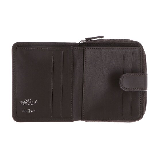 Golden Head Polo Geldbörse RFID Schutz Leder 10.5 cm