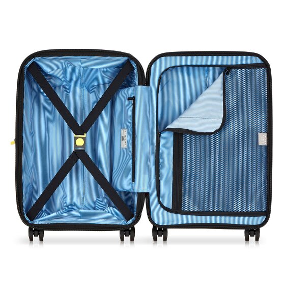 Delsey Paris Lutece Se 4 Rollen Kabinentrolley 55 cm mit Dehnfalte