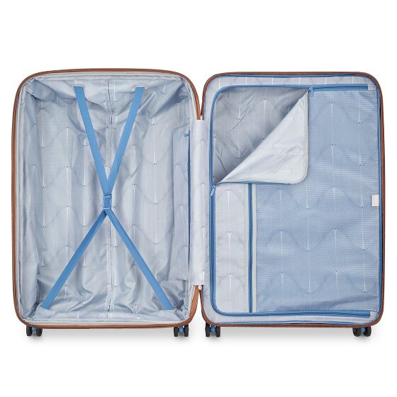 Delsey Paris Freestyle 4-Rollen Trolley 82 cm mit Dehnfalte
