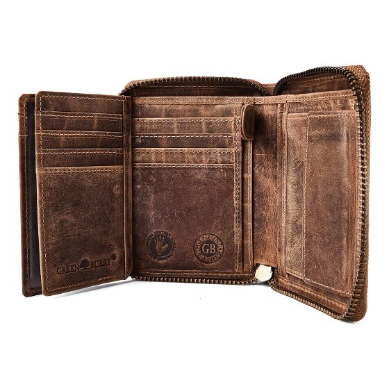 Greenburry Hecht Geldbörse Leder 13.5 cm
