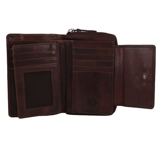 Greenburry Newport Geldbörse RFID Schutz Leder 14 cm