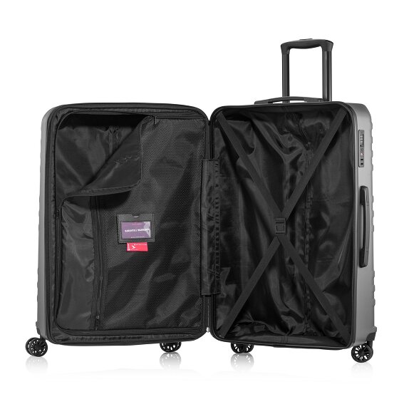 Pack Easy Mena 4 Rollen Trolley 75 cm mit Dehnfalte