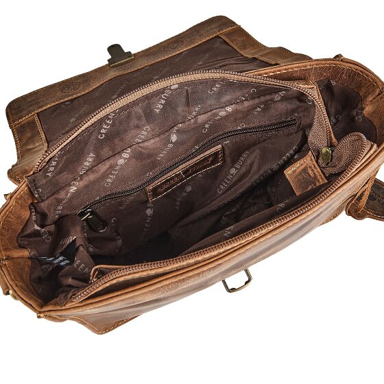 Greenburry Vintage Umhängetasche Leder 22 cm