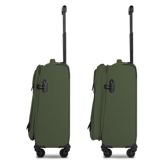 Smartbox Edition 04 4 Rollen Kabinentrolley 56 cm mit Dehnfalte