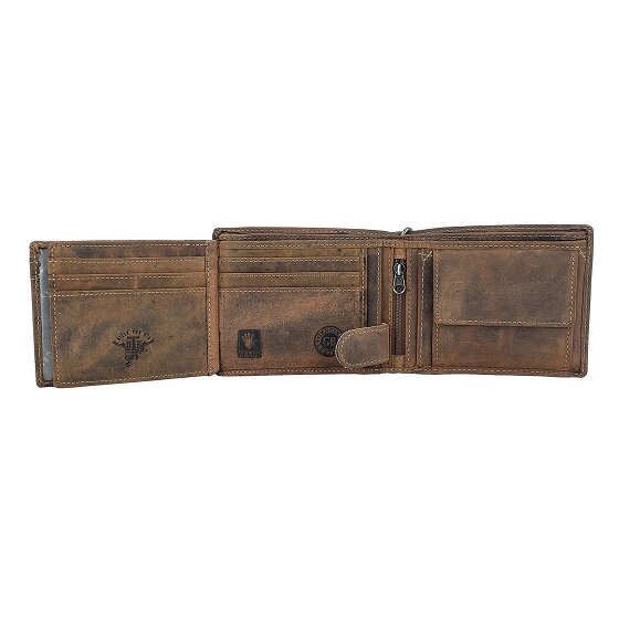 Greenburry Vintage Skull Kettenbörse Leder 12,5 cm