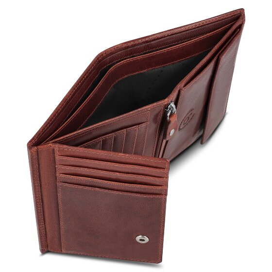 bugatti Valencia Geldbörse RFID Schutz Leder 10 cm