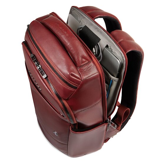 Piquadro Zaino Daypack Leder 40 cm Laptopfach