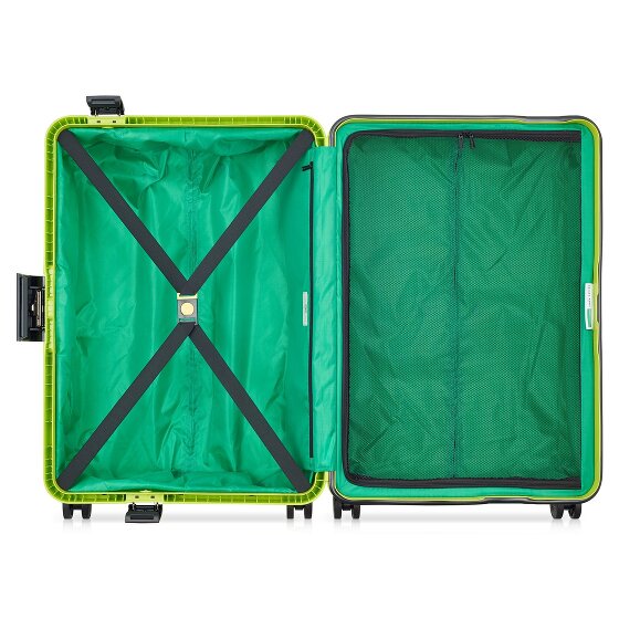 Delsey Paris x United Colors of Benetton Color Block Hardside 4-Rollen Trolley 67 cm