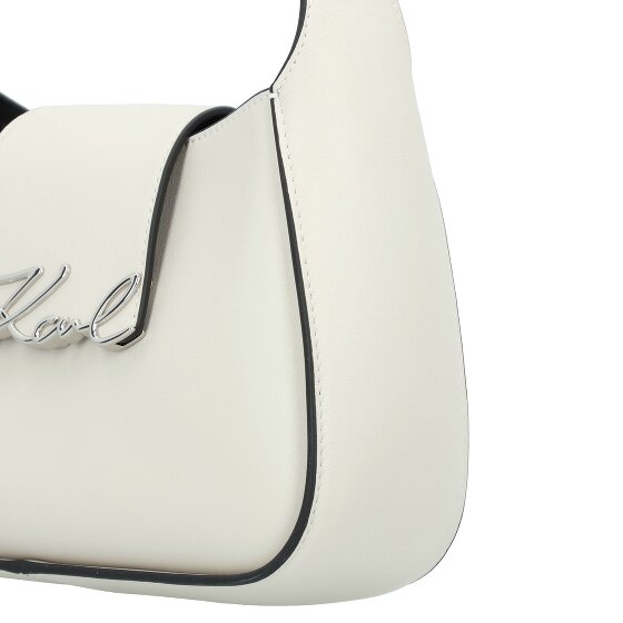 Karl Lagerfeld Signature Schultertasche Leder 24 cm