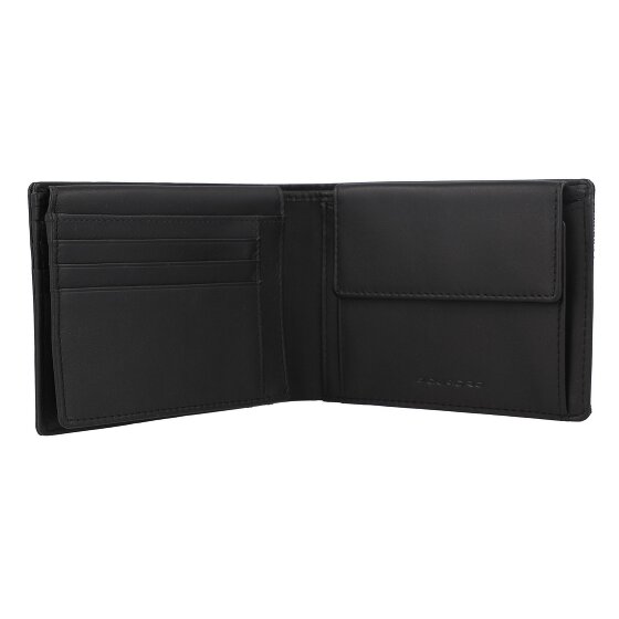 Piquadro Woody Geldbörse RFID Schutz Leder 13 cm