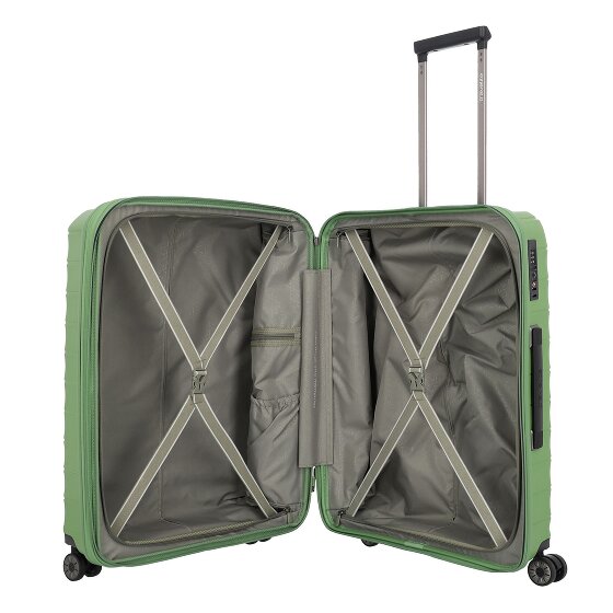 Travelite Mooby 4 Rollen Kofferset 3-teilig mit Dehnfalte