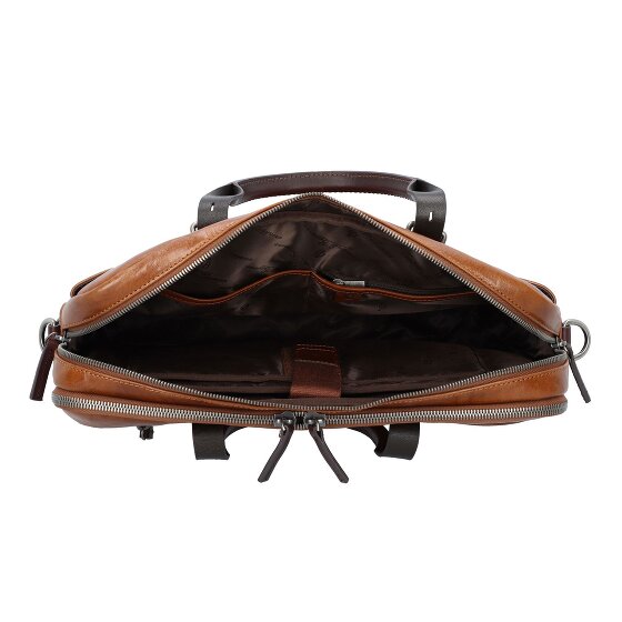 Castelijn & Beerens Rien Aktentasche RFID Schutz Leder 41 cm Laptopfach