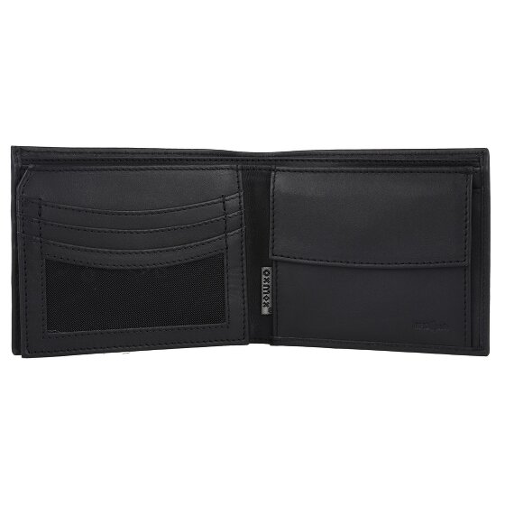 oxmox Leather Geldbörse RFID Schutz Leder 12 cm