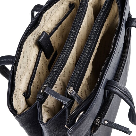 Harbour 2nd Just Pure Schultertasche Leder 38 cm Laptopfach