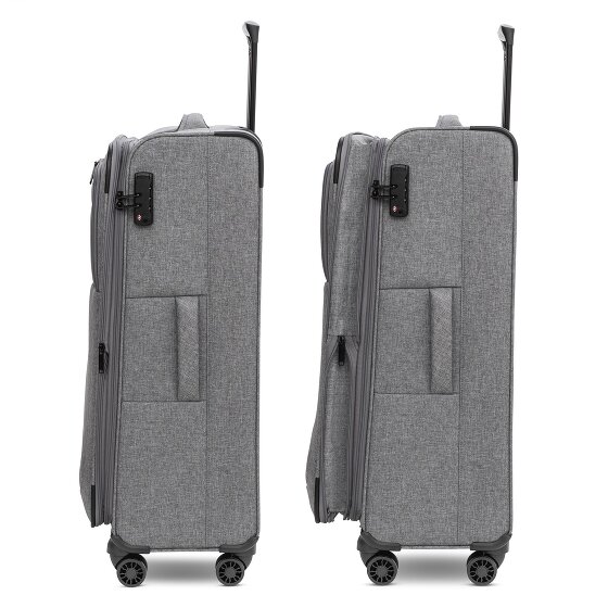 Redolz Essentials 12 LARGE 4 Rollen Trolley 79 cm mit Dehnfalte