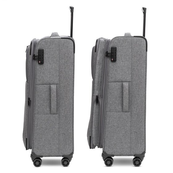 Redolz Essentials 12 LARGE 4 Rollen Trolley 79 cm mit Dehnfalte