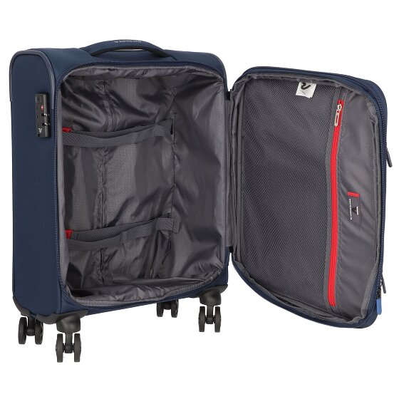 Roncato Twin 4 Rollen Kabinentrolley S 55 cm mit Dehnfalte