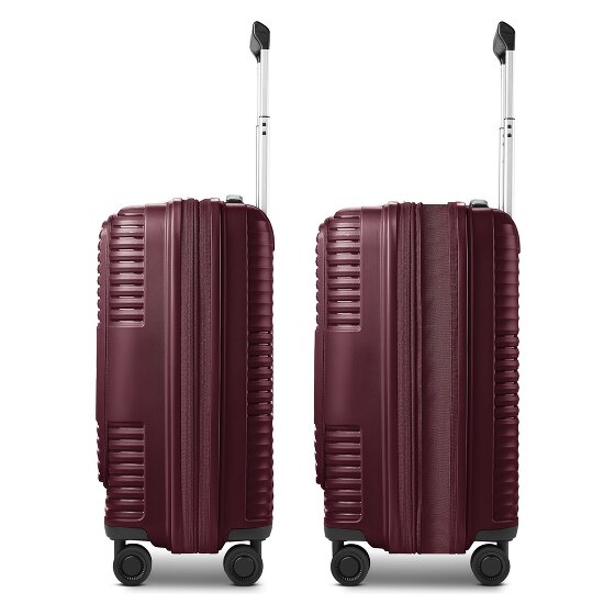 Redolz Essentials 17 2.0 4 Rollen Kabinentrolley 55 cm Laptopfach mit Dehnfalte