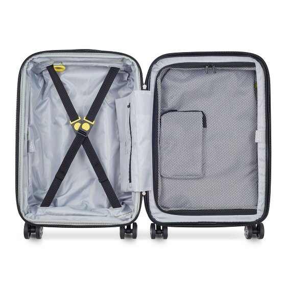 Delsey Paris Shadow 5.0 4-Rollen Kabinentrolley 55 cm Laptopfach mit Dehnfalte