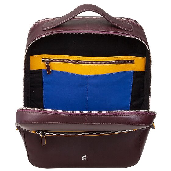 DuDu Rucksack Leder 40,5 cm Laptopfach