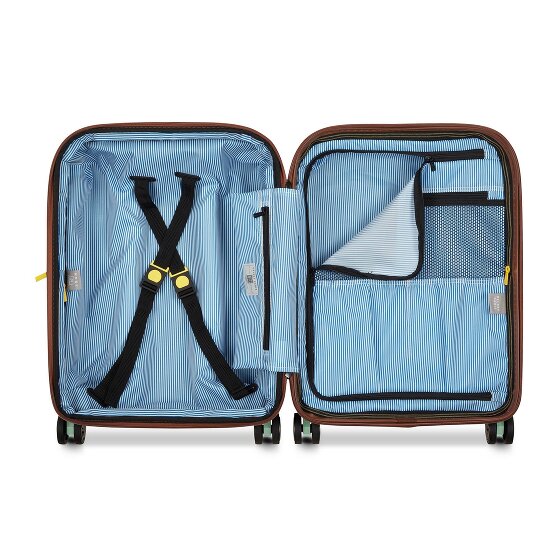 Delsey Paris Carrousel 2 4 Rollen Kabinentrolley 55 cm mit Dehnfalte