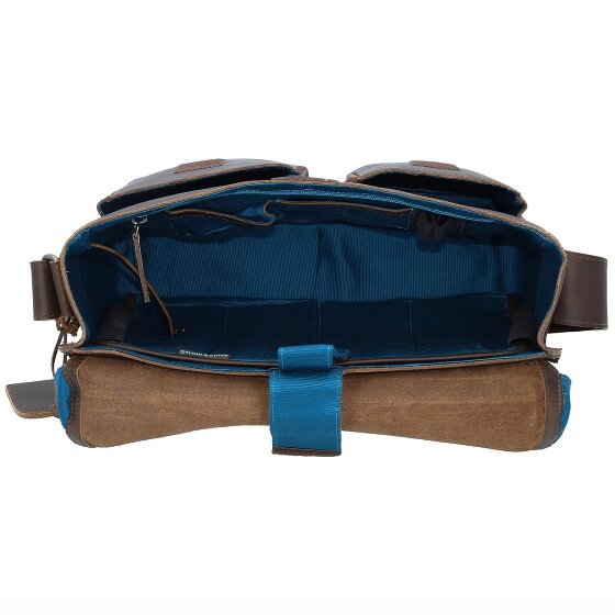 aunts & uncles Hunter Nick Messenger Leder 37 cm Laptopfach